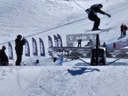 Riders chilenos fueron protagonistas del 1win Rail Jam en La Parva