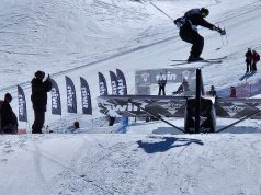 Riders chilenos fueron protagonistas del 1win Rail Jam en La Parva